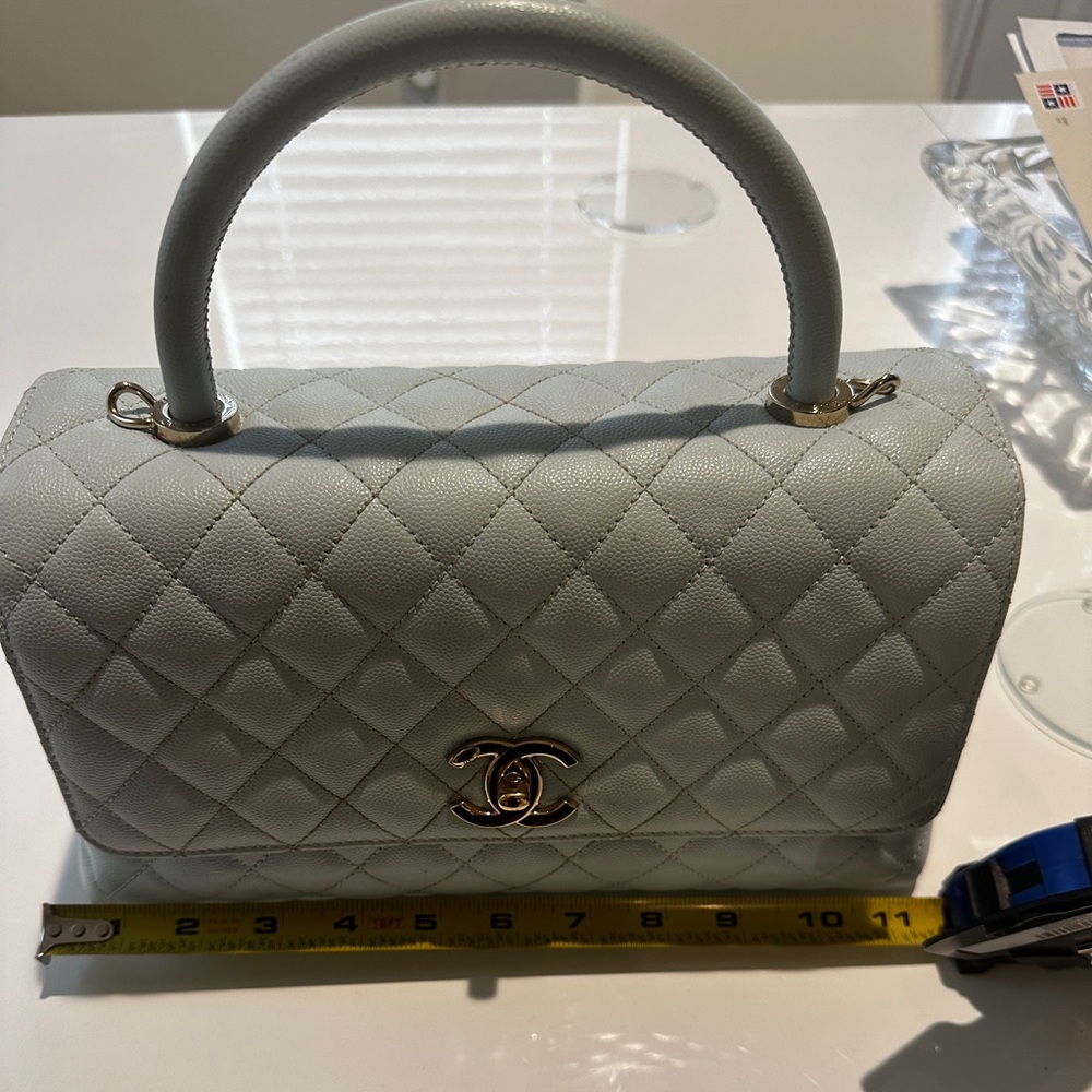 Coco Chanel top handle bag 100% authentic - Picture 7 of 16